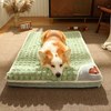 Winter Dog Mat Luxury Pad for Small Medium Large Dogs Plaid Bed for Cats Dogs Fluff Sleeping Removable Washable Pet Bed
