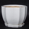 Modern Interior Table Pendulum Decoration Design Art Beige Human Face Ceramic Flower Pot