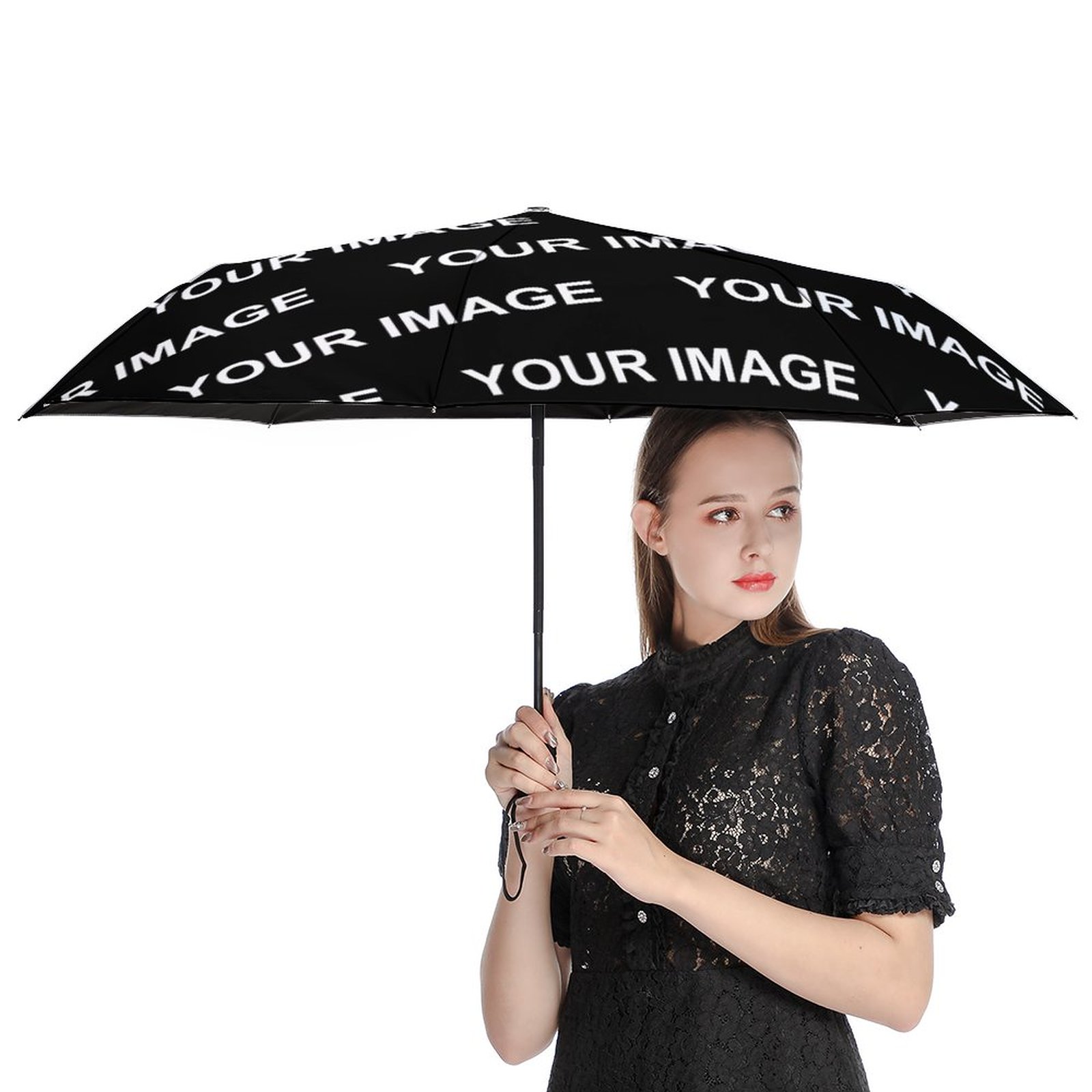 Golf Umbrella 62 Inch, Large Windproof Umbrellas Automatic Open Rain Umbrella with Double Canopy