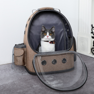Cat Bag Pet Backpack outside Portable Transparent Space Capsule Pet Bag Cat Breathable Backpack Pet Carrier Bag