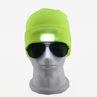  Music Sports LED Lights Hat Custom Sports Beanies Hats for Men Women Headlamp Bluetooth Beanie