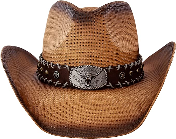 Top Trending High Quality Leather Design Cowhide Cowboy Hats For Men Fashionable Adult Western Hats