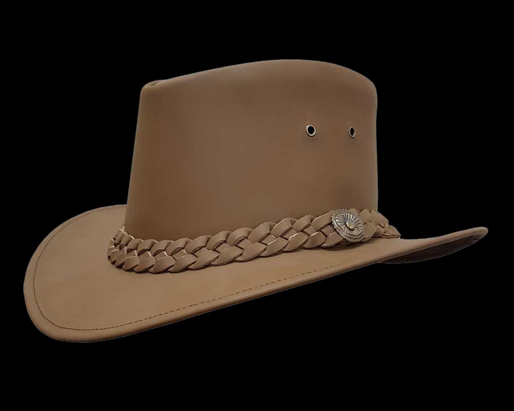 Cowboy Leather Hat Western Hats Casual Hat with Shower Proof Top