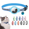 Safety Buckle Reflective Gps Pet Collar Training Tracker For Airtag Dog Cat Collar Holder For Air Tag Collar