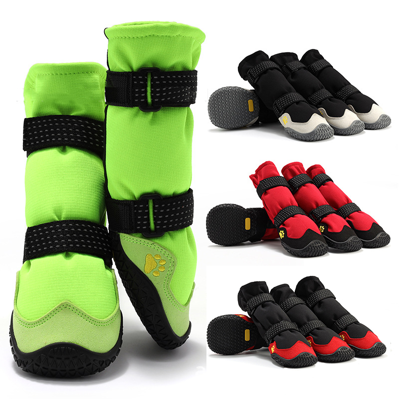 New Outwear Pet Shoes Dog Shoes Warm Comfortable Dog Boots With Non-slip Sles Puppy Medium Large Sized Pet Shoes