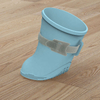 4 in A Set Waterproof Anti-slip Outdoor Comfortable Pet Silicone Rain Boots Long Shoes Dog Shoes For Pet