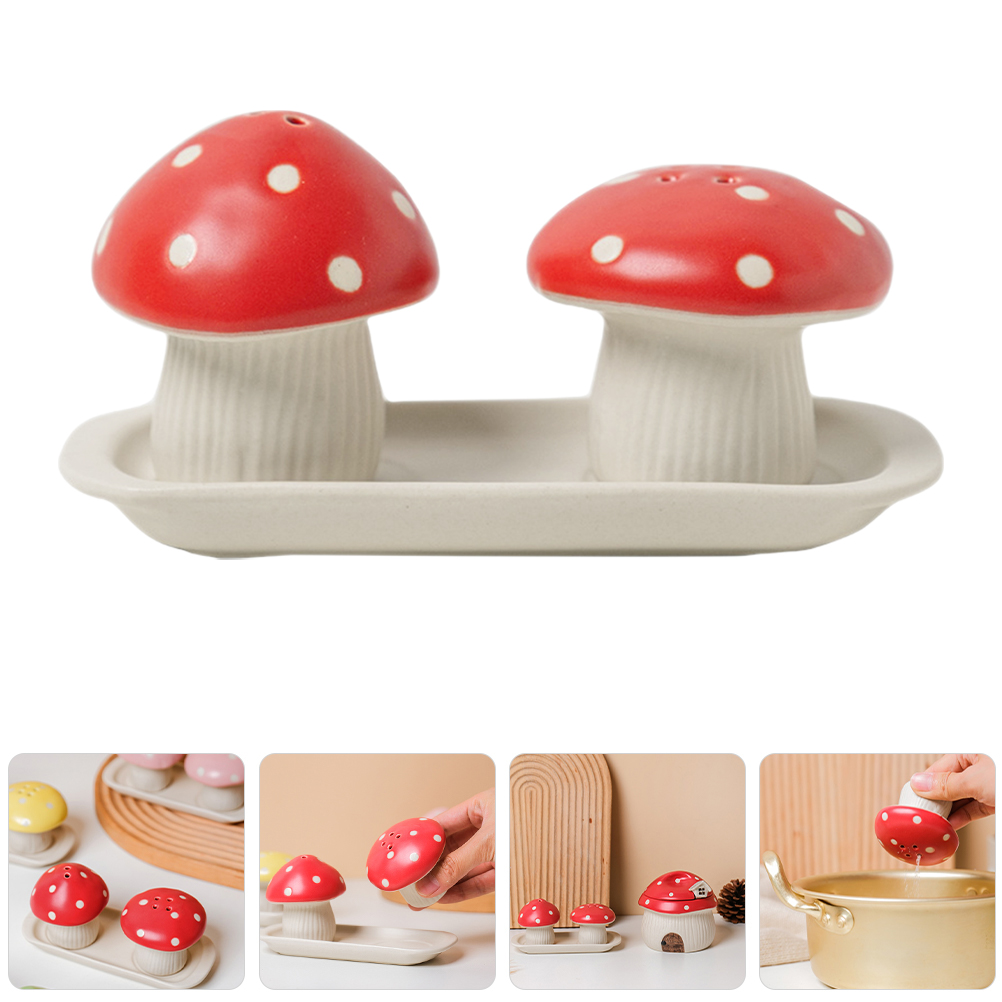Home Essentials for New Spice Jar Chili Seasoning Mushroom Salt And Pepper Shaker