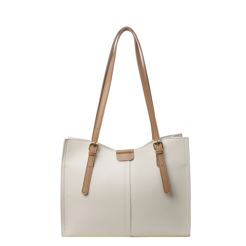 Simple New Shoulder Women's Bag Large Capacity Fashion Simple Texture Underarm Large Bag Women's Niche Commuter Tote Bag