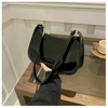 2024 Women's Patent Leather Handbag Versatile Fashion Shoulder Bag Casual Commuting Bag Girl Brand Designer Zipper Small Handbag