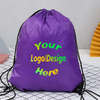 10/50/100/300/500 Pcs Custom Bag Printing Logo Schoolbag Promotional Gym Football Bag Drawstring Backpack Promotional Products
