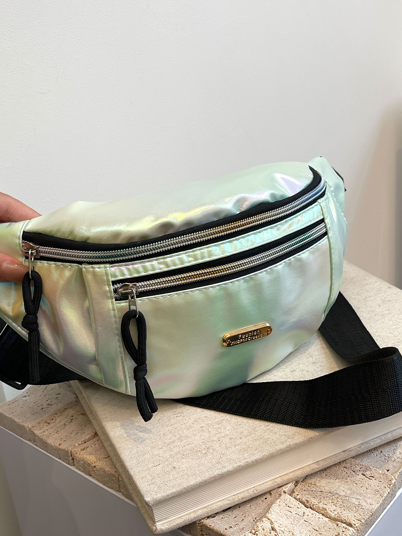 Fanny Pack for Men Women,Crossbody Waist Bag Pack,Belt Bag for Travel Walking Running Hiking Cycling,Easy Carry Any Phone,Wallet