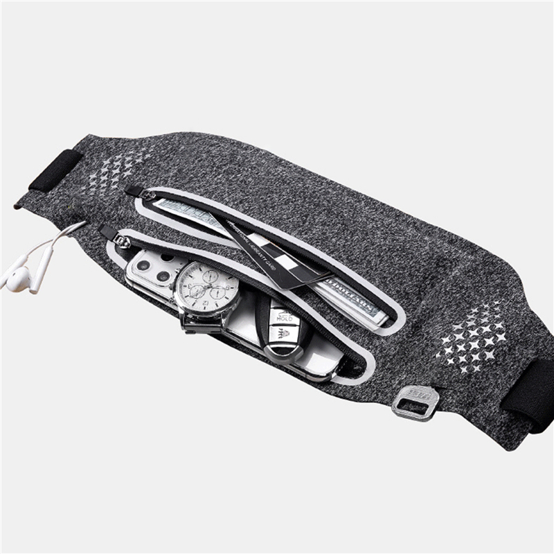 Outdoor Waterproof Invisible Running Waist Bag Sports Fanny Pack Men Women Hidden Black Gym Bags Phone Accessories Backpack