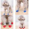 2024 Pet Puppy Doggie Grip Socks Paw Protectors Cotton Knit Dog Socks Anti Slip Dog Winter Shoes