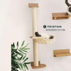 Wooden Cat Tree Furniture Platform Pet Climbing Shelf Table Cat Tree Condo Wall Mounted Shelves