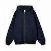 High Quality Puls Size Men's Black Plain Zip Up Hoodies Custom Puff Printing Logo Oversized Zipper Hoodie for Man