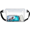 3 Layers High Waterproof Mobile Phone Bag Valuables Belt Bag For Beach Swimming Snorkeling with Adjustable Waist Strap Dry Bag