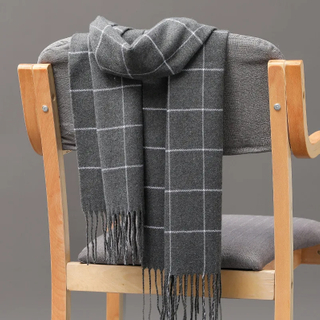  Winter Men Scarf Keep Warm Cashmere Scarves Casual Brand DesignerNeckerchief Tassel Business Shawl Wrap