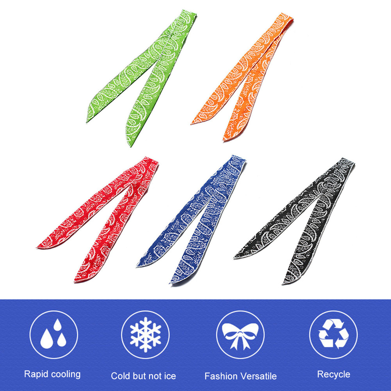 Scarf Cashew Flowers Hip Hop Printed Bandana Wristband Men Women Outdoor Headbands Band Wrist Wraps Hair Scarves