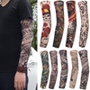 1Pc Summer Cooling Flower Arm Sleeves UV Protection Tattoo Arm Sleeves Outdoor Sport Sun Protection Warmer Arm Cover for Running