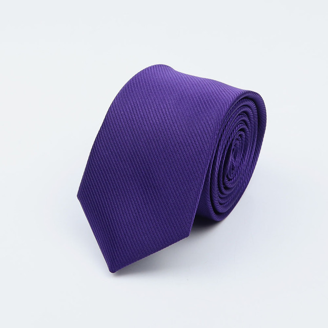 Men Solid Classic Ties Formal Striped Business 6cm Slim Necktie for Wedding Tie Skinny Groom 