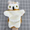 Plush Owl Hand Puppets Creative Brown Finger Puppets Cute Soft Stuffed Animals Toy Interactive Baby Educational Toy Kids Gift