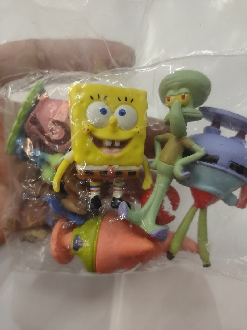 6pcs SpongeBob SquarePants Figure Bob Crab Boss Patrick Star Action Figures Patrick Star Anime Figurines Children Toys