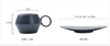 120ml Japan Style Coffee Cup Set Mini Retro Espresso Cup Mug Ceramic Blue Breakfast Cup Small Fresh Gift Cute Mug