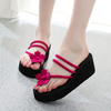 China Fashion Flat Sandals Ladies Casual Open Toe Summer Shoes Flip-flops Outdoor Pvc Footwear Fancy Slides Slippers For Women