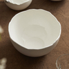 Creative Irregular Edge Ceramic Bowl Dessert Bowl Steamed Egg Bowl Thick Soup Bowls Fruit Bowls Restaurant Specialty Tableware