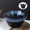 1Pc Japanese Ramen Bowl Porcelain Gradient Glazed Bowl 700ML