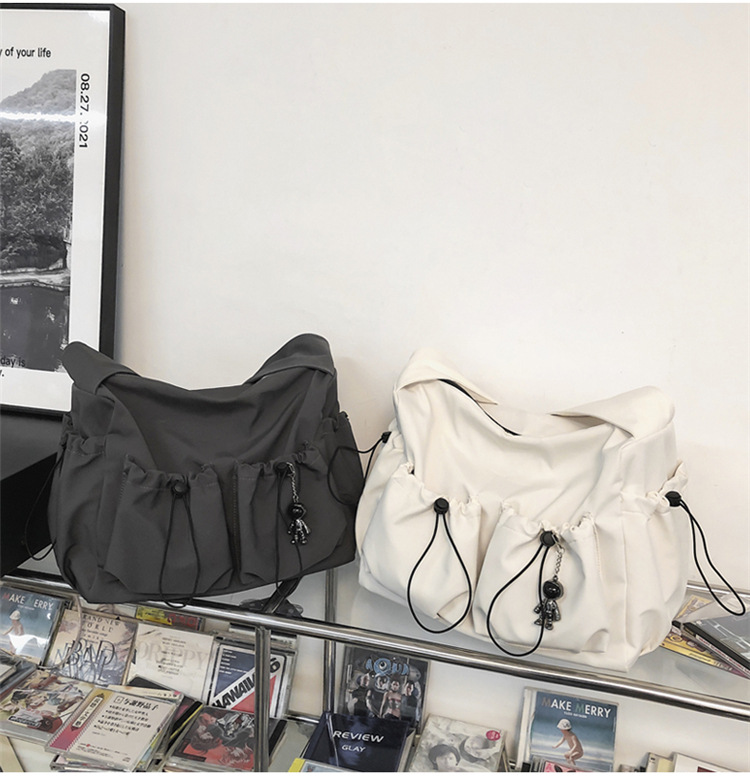 High-capacity Unisex Shoulder Crossbody Bag Large Men Nylon Messenger Bags for Student Brand Book Bags Women Handbag Satchels