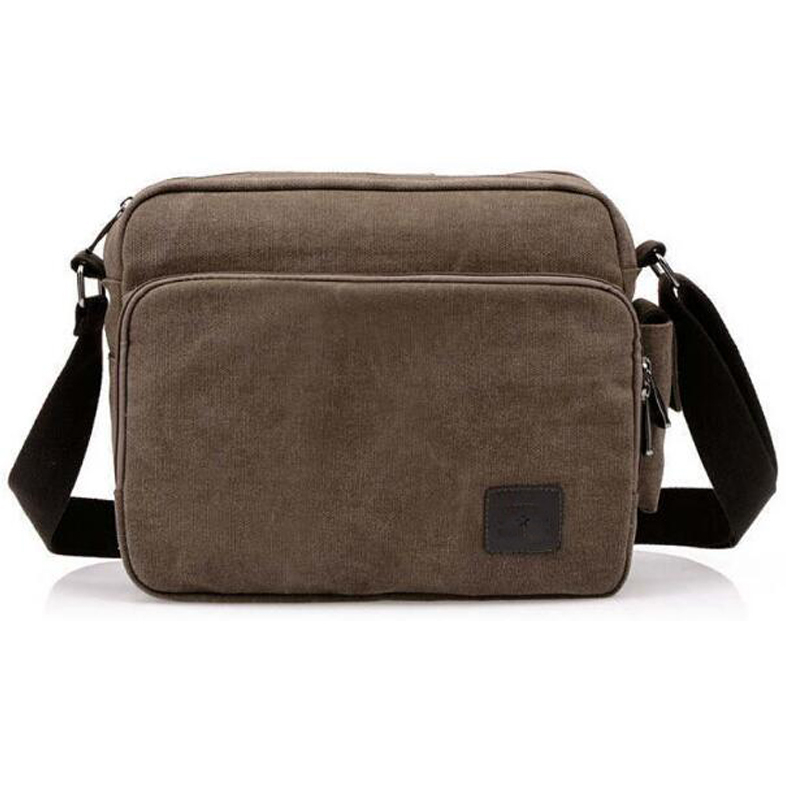 High Quality Multifunction Canvas Bag Travel Bag Men Messenger Bag Brand Men's Crossbody Bag Luxury Vintage Style Briefcase 