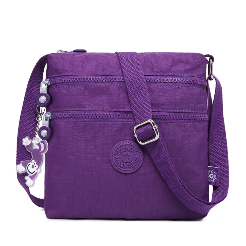 Summer Men Women Shoulder Messenger Bag Small Cross Body Phone Purse Lightweight Blue Grey Black Red Purple 