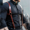 Suspenders Men's Pants Leather Adjustable Backpack Suspenders Suspenders Men's Shoulder Straps Fashion Adult Belt