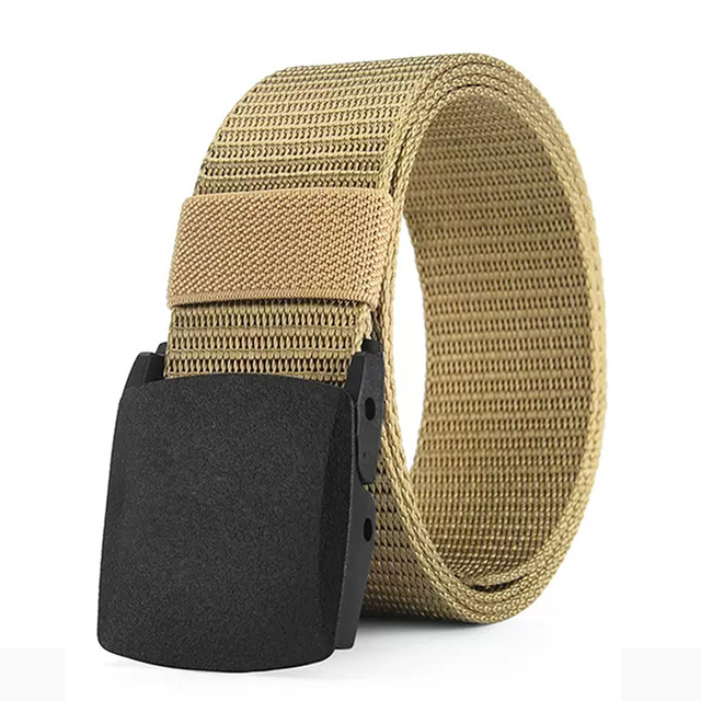 Men's Automatic Buckle Nylon Belt Outdoor Tactical Canvas Belt High-quality Men's Belt