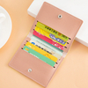 1Pc Women Card Bag Slim And Compact Bank ID Card Case Driver's License Wallet Simple And Anti Demagnetization Card Holder
