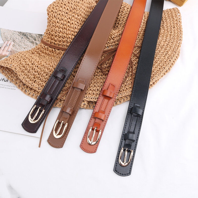 Oval needle buckle women's versatile casual belt belt belt GM126