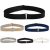 Women Stretch Belt Invisible Elastic Web Strap Belt with Buckle for Jeans Pants Dresses Belts For Women Waistband Corset Belt