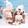 with Clothes BJD Dolls Movable Joints 3D Eye Removable Joints Doll Dress Up Cute Simulated Eye Hinge Doll Children Toys