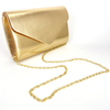 Luxury Elegant Design Women's Evening Bag Wedding Party Bling Gold Chain Crossbody Bag Ladies Clutch Envelope Crossbody Bag