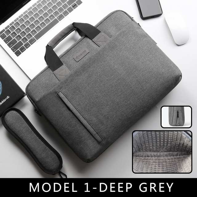 Laptop Bag Case 13.3 14 15.6 17.3 Inch Waterproof Notebook Bag for Macbook Air Pro 13 15 Computer Shoulder Handbag Briefcase Bag