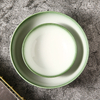 Customized Oval Ceramic Bowl Salad Glaze Irregular Bowls Fruit Deep Plate Wholesale Porcelain Mexican Dinner