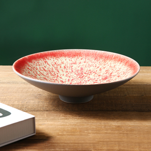 Personality Custom Glaze Tableware Ceramic Bowl Set Household Large Soup Bowl Ramen Bowls