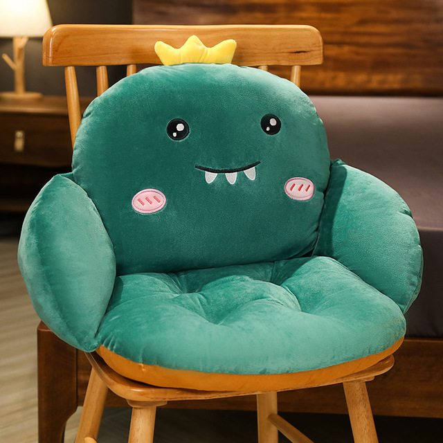 Cartoon Seat Cushion Backrest Cushion Floor Lazy Sofa Household Plush Tatami Waist Cushions Home Decor for Office Bedroom