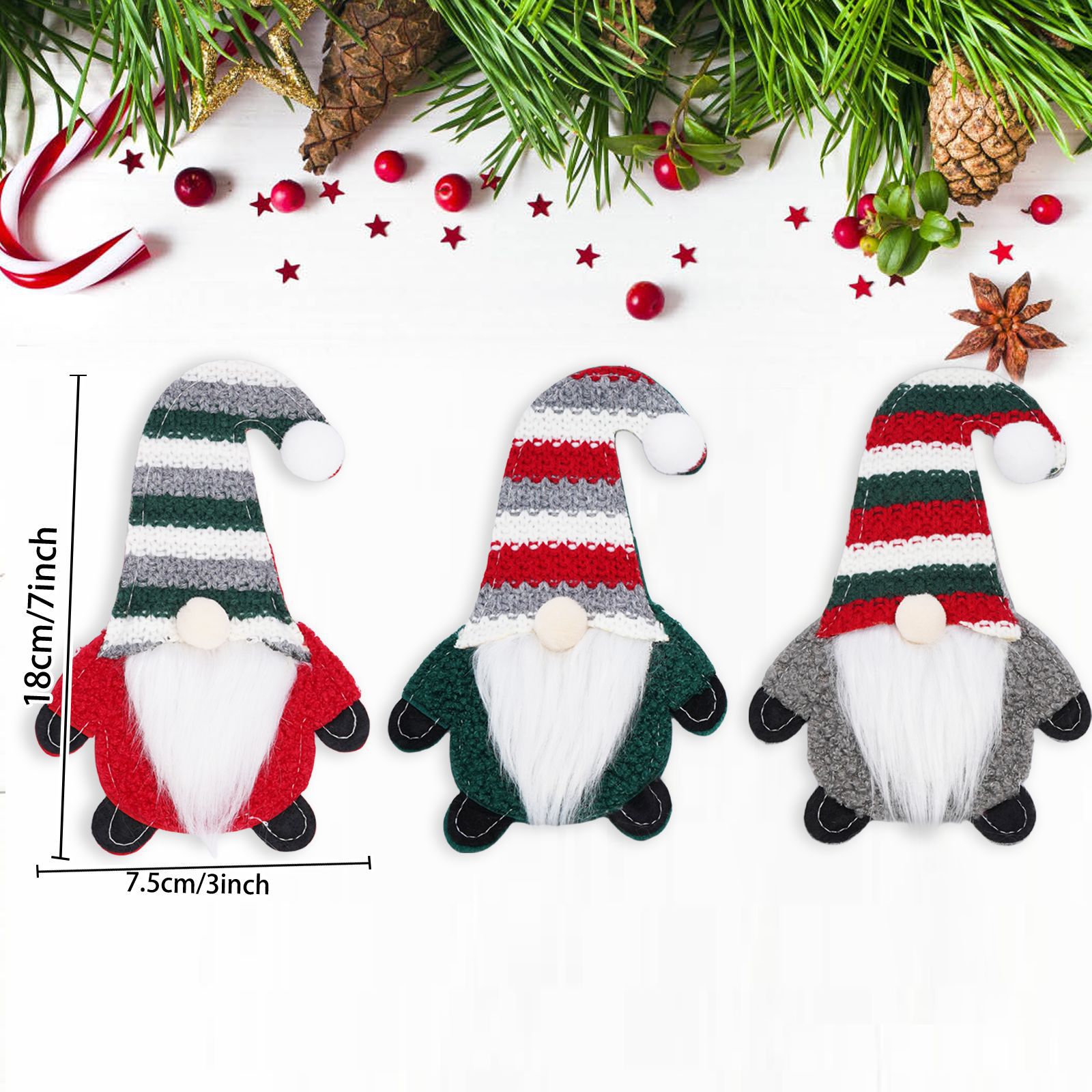 Christmas Faceless Doll Knife And Fork Set Restaurant Desktop Decoration