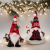 Christmas New Product Cane American Faceless Doll Knitted Bent Hat Dwarf Standing Doll Ornament