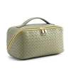 New Plaid Cosmetic Bag PU Pillow Makeup Pouch Women’s Large-Capacity Luxury Wash Bag Multifunctional Travel Toiletry Kit Handbag