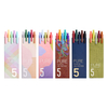 Wholesale 0.5MM Retractable Plastic Gel Ink Pens Colored Sign Gel Pens With Custom Logo