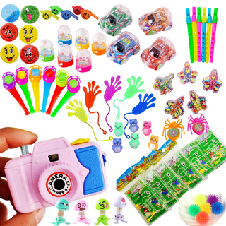 68Pcs Cartoon Kids Birthday Party Favors Combination Set Halloween Toys Pinata Stuffing Supplies Carnival Prizes