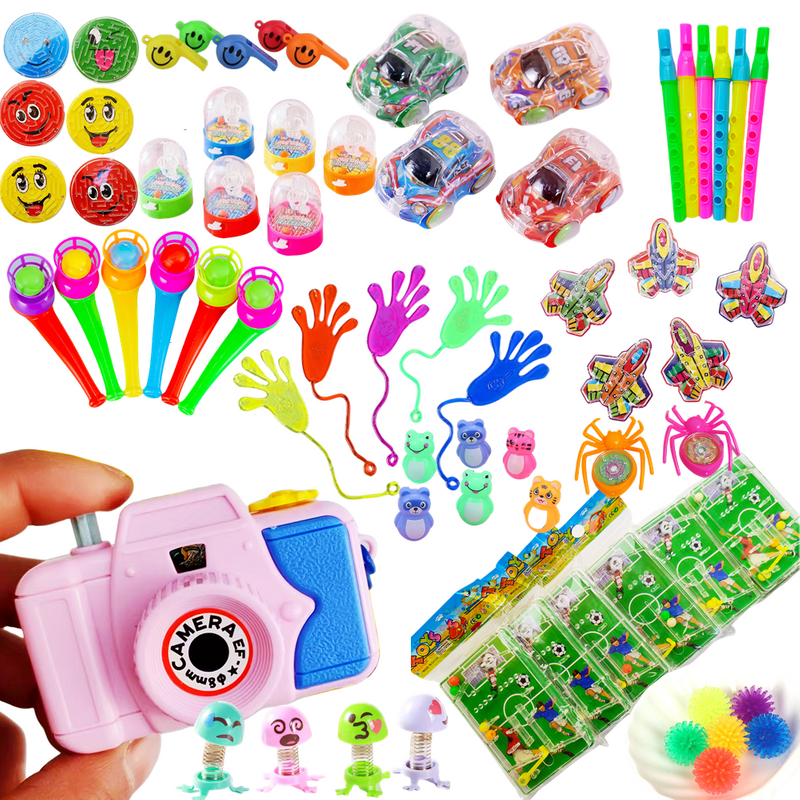 68Pcs Cartoon Kids Birthday Party Favors Combination Set Halloween Toys Pinata Stuffing Supplies Carnival Prizes